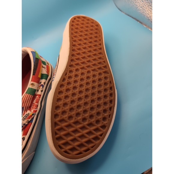 2018 World Cup Flag Vans Mens‎  Mulitcolor Size 7 Women\'s 8.5 main image 7